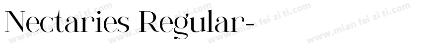 Nectaries Regular字体转换